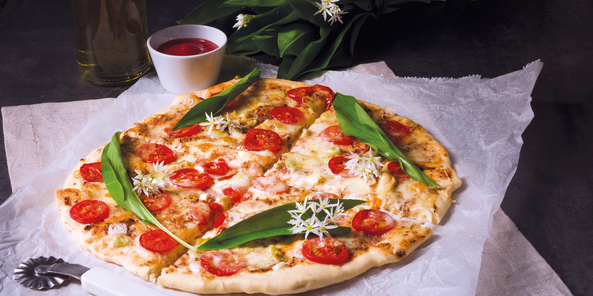 Barlauchtopfenpizza Barlauchtopfenpizza